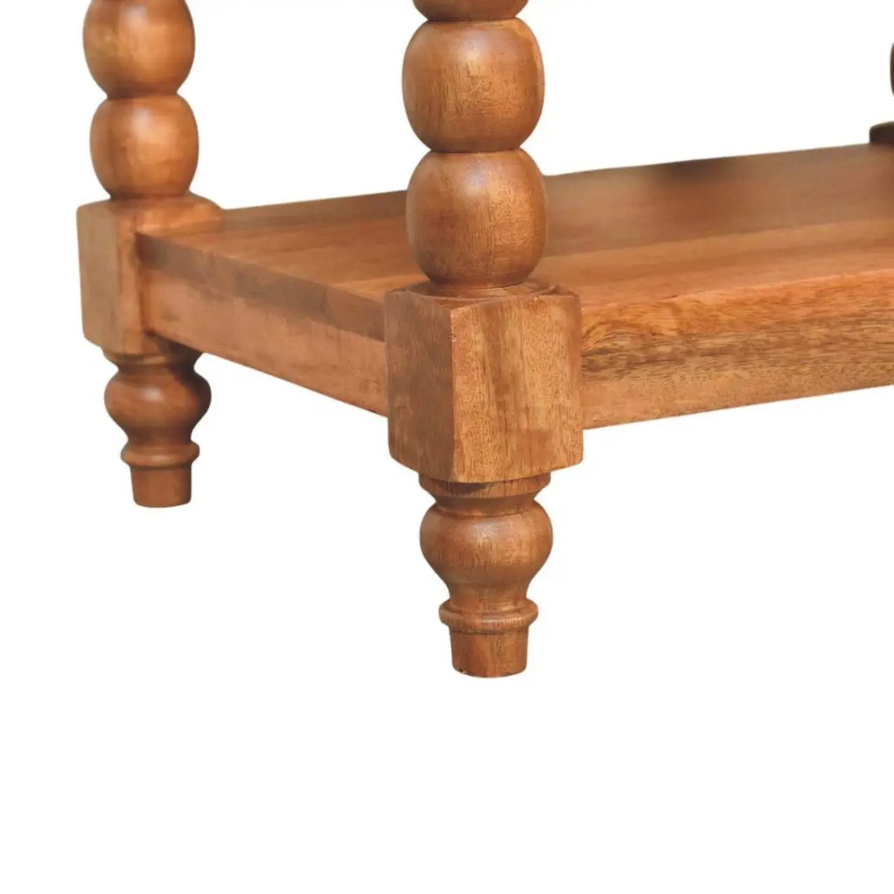 Solid Wood Barley Twist Side Table by HouseOfZazla