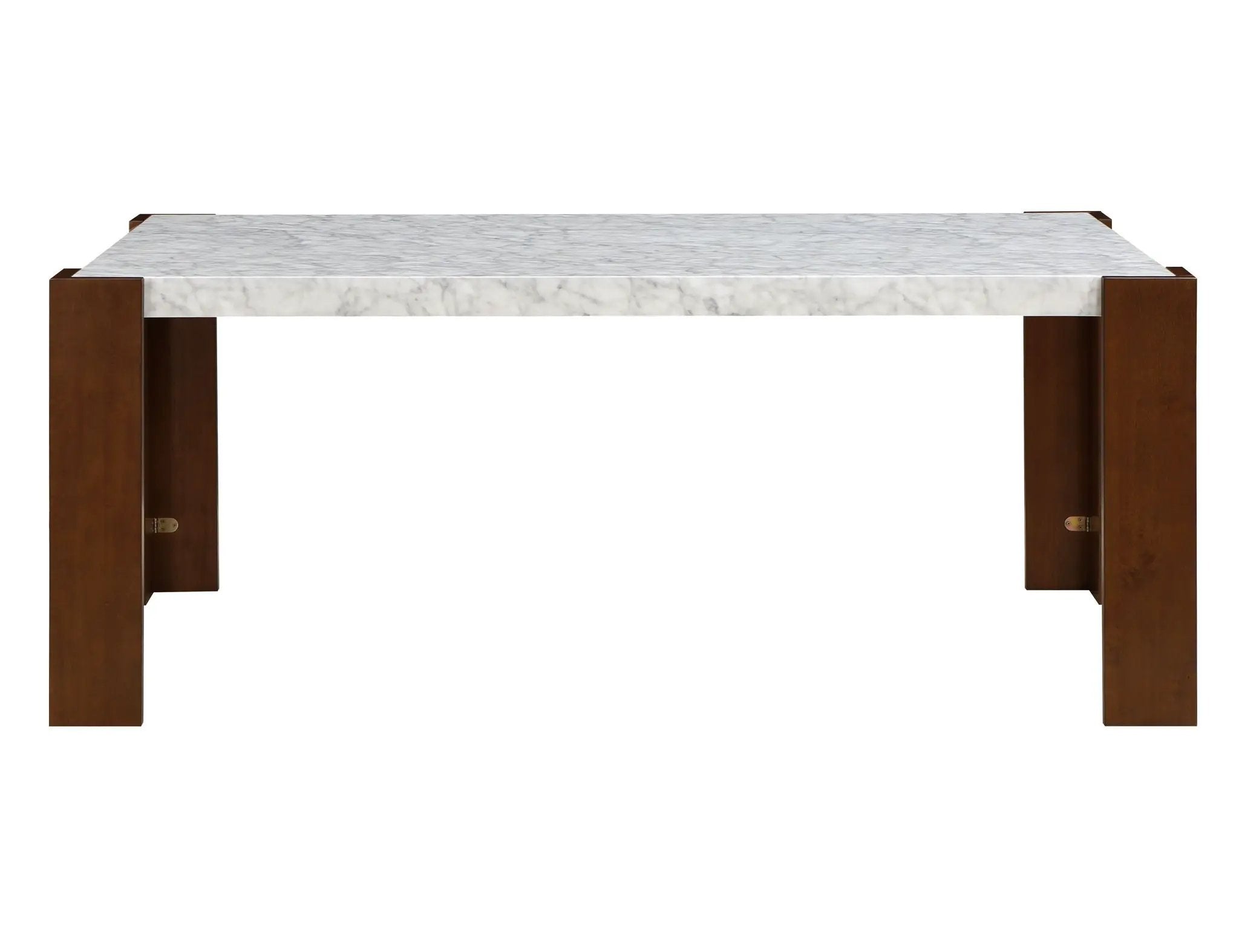 Hettie - Dining Table With Engineered Stone Top - Brown by Unique Piece Furniture