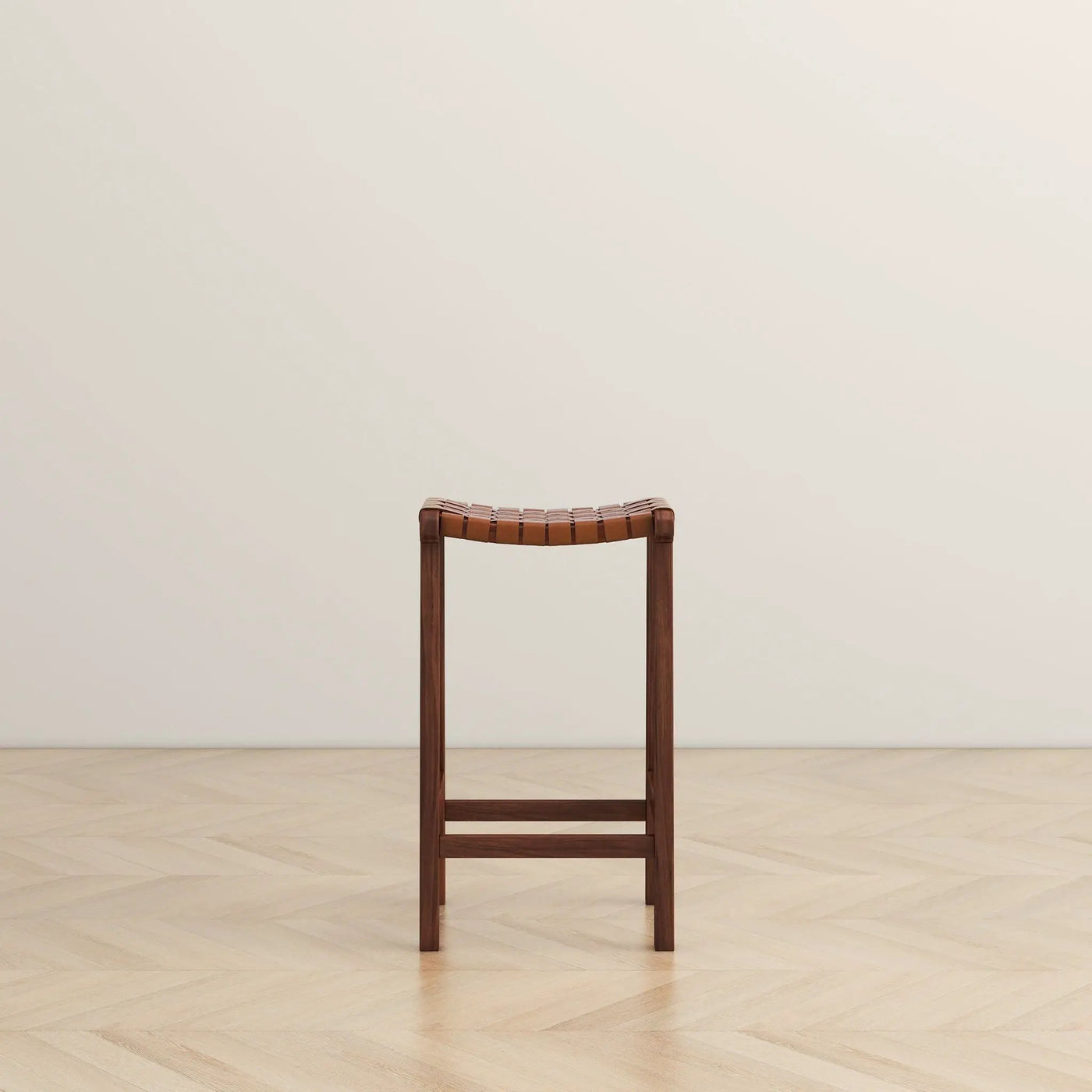 James - Mid-Century Modern Genuine Counter Stool by Unique Piece Furniture