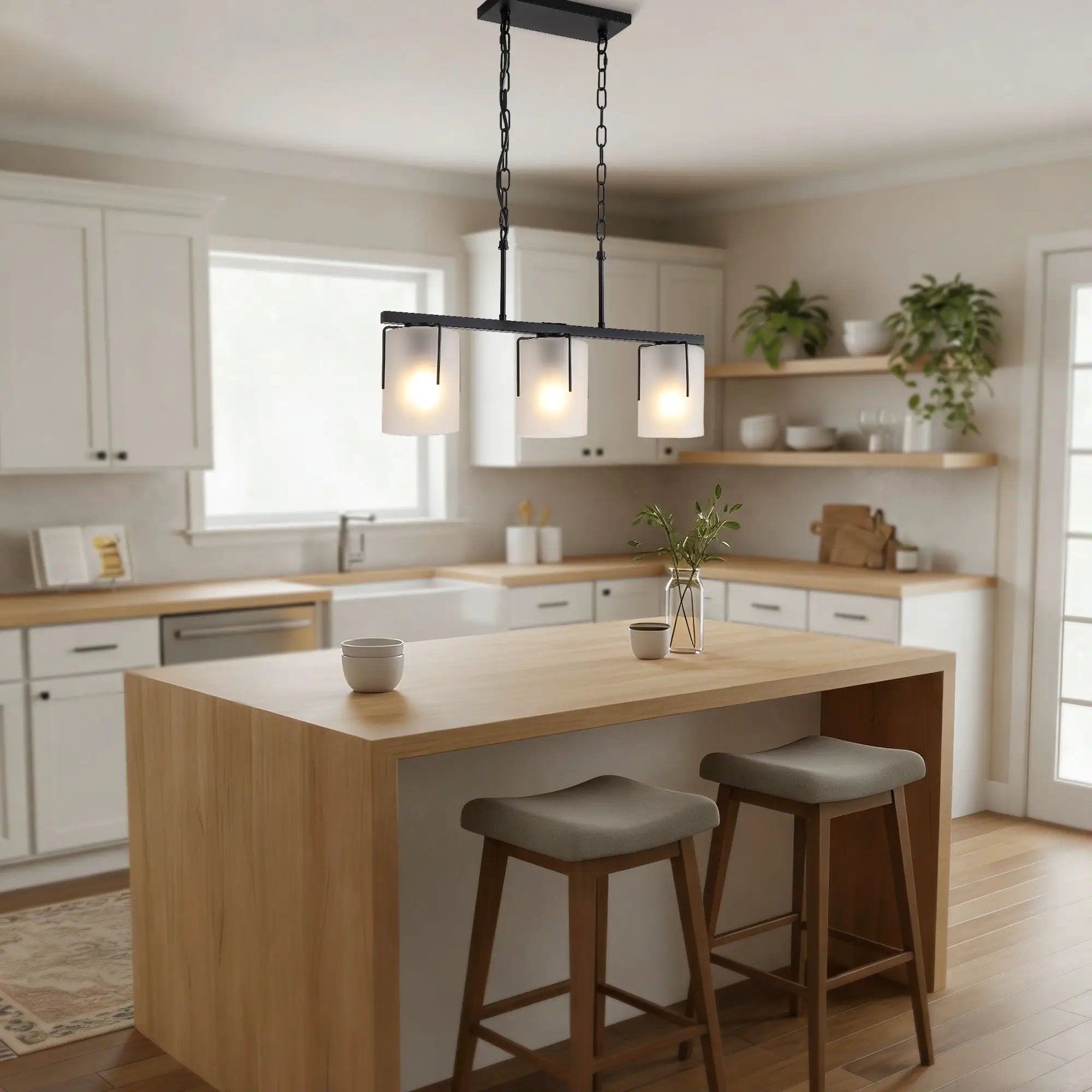 Adjustable Cylindrical Pendant Light by Unique Piece Furniture