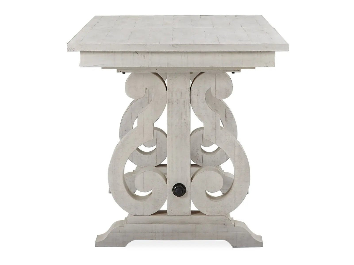 Bronwyn - Rectangular Counter Dining Table - Alabaster, photo 2 of 7