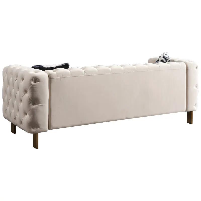 Chesterfield - Modern Tufted Living Room Sofa, 84.25''W Couch by HouseOfZazla