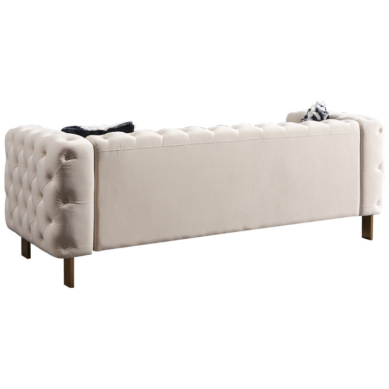 Chesterfield - Modern Tufted Living Room Sofa, 84.25''W Couch by HouseOfZazla