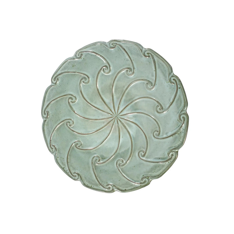 Handmade Glazed Ceramic Bird Bath by HouseOfZazla