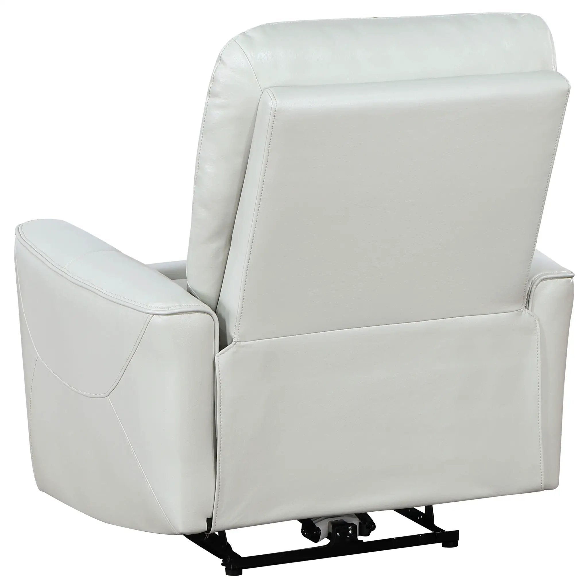 Greenfield Upholstered Power Recliner Chair Dove Grey by Unique Piece Furniture