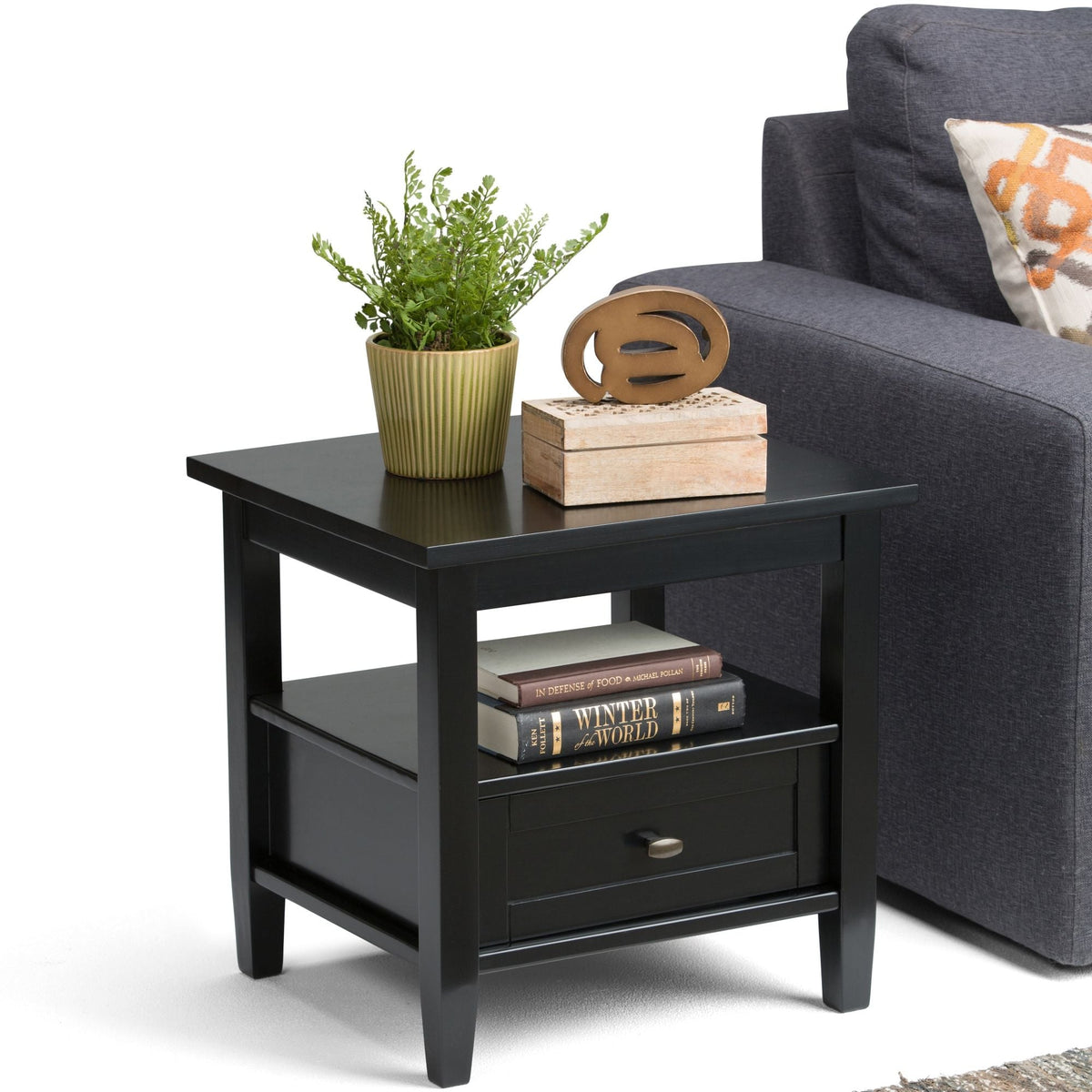 Handcrafted Coffee Table with Drawer and Shelf – Warm Shaker, Multiple Colors, photo 20 of 40