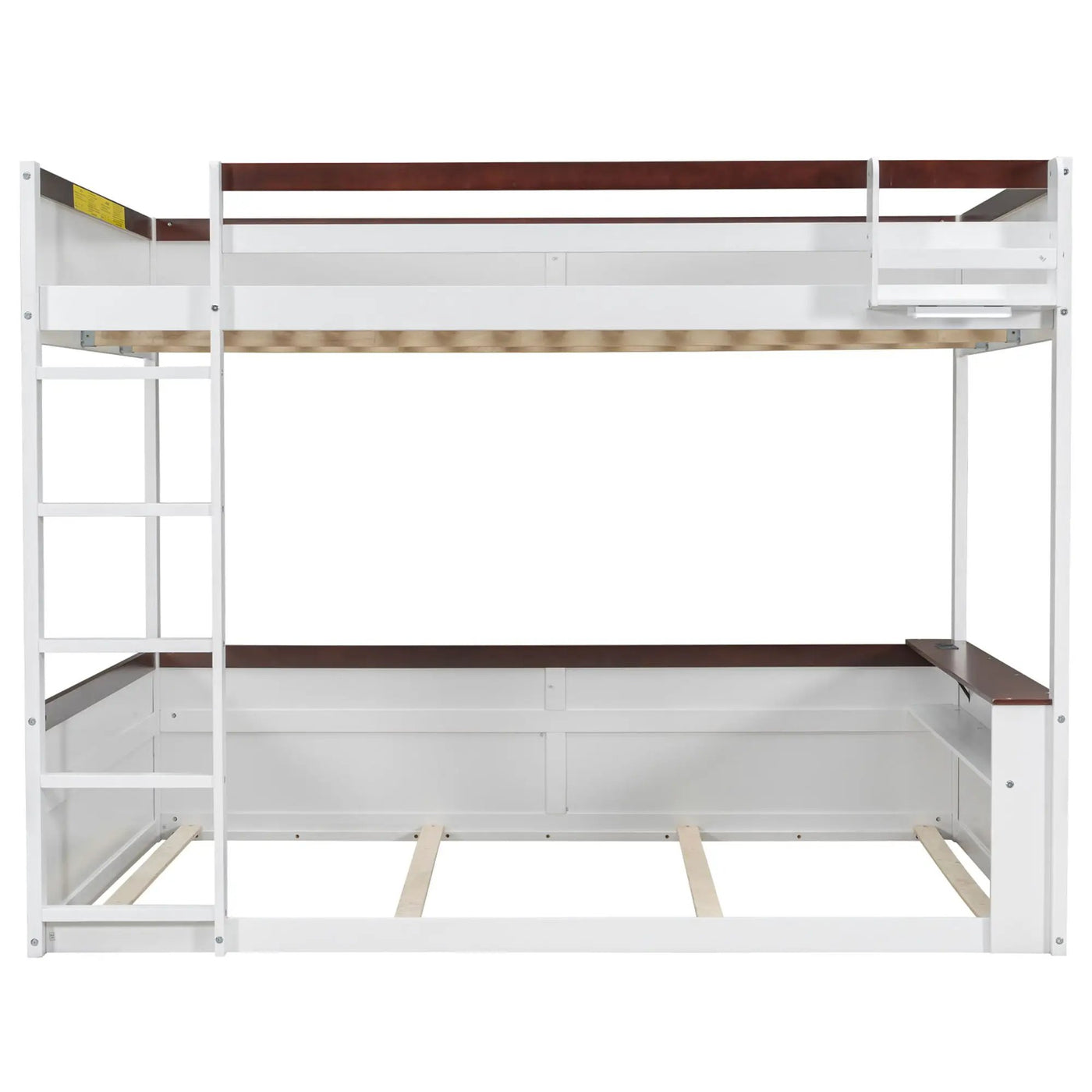 Bunk Bed With Built In Shelves, Storage Box, LED Light And USB Charging Station by HouseOfZazla
