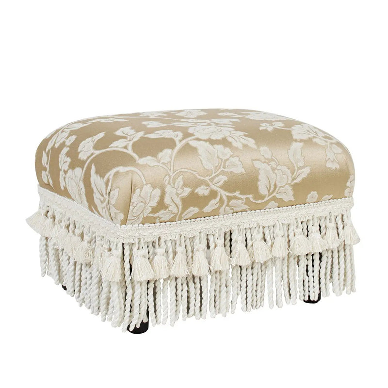 Fiona - Handcrafted Accent Footstool Ottoman by HouseOfZazla