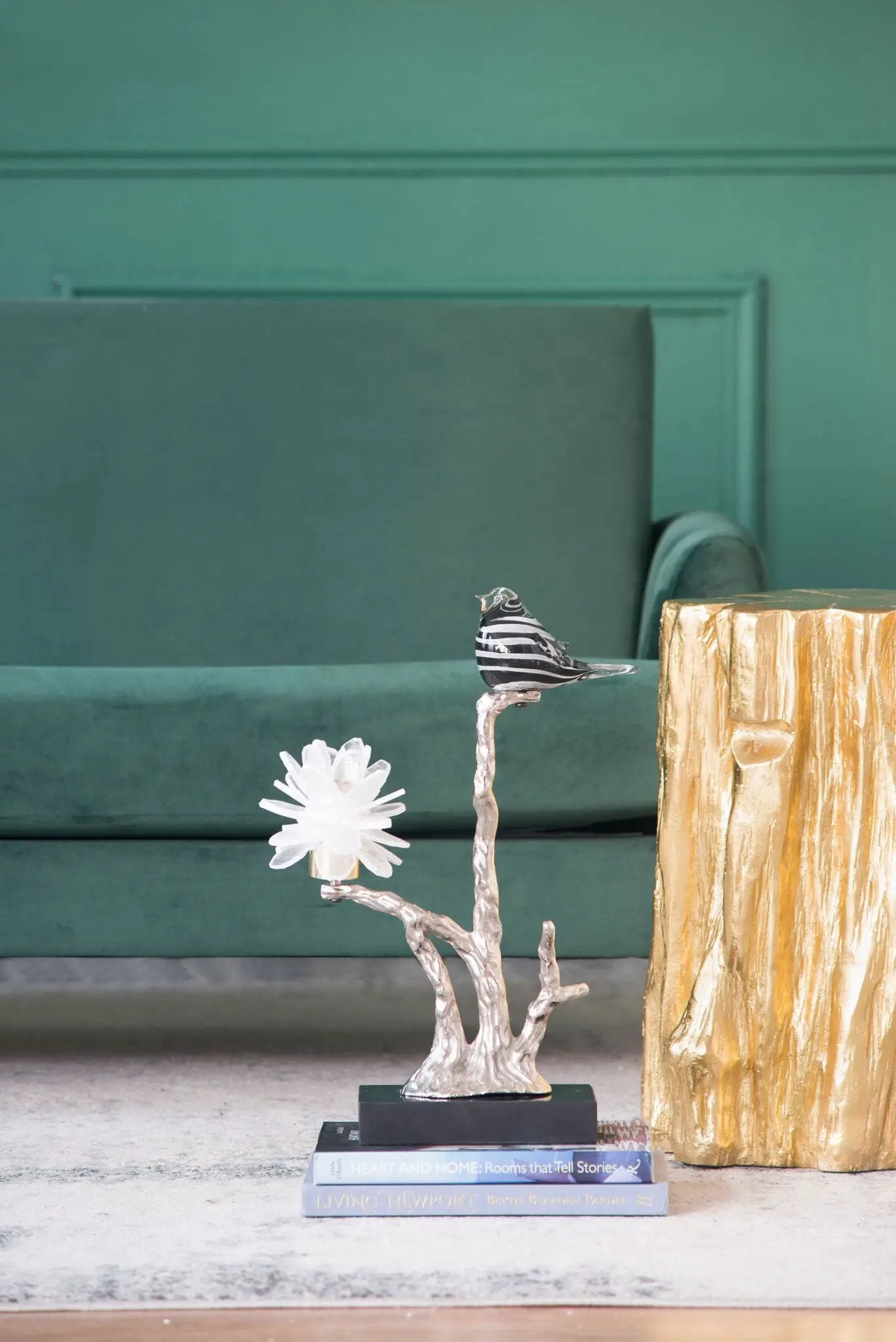 Aluminum Candle Holder With Marble Stand by HouseOfZazla