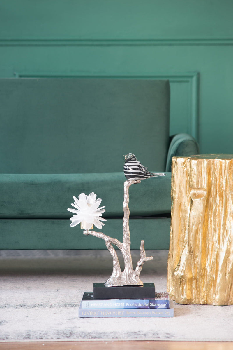 Aluminum Candle Holder With Marble Stand by HouseOfZazla