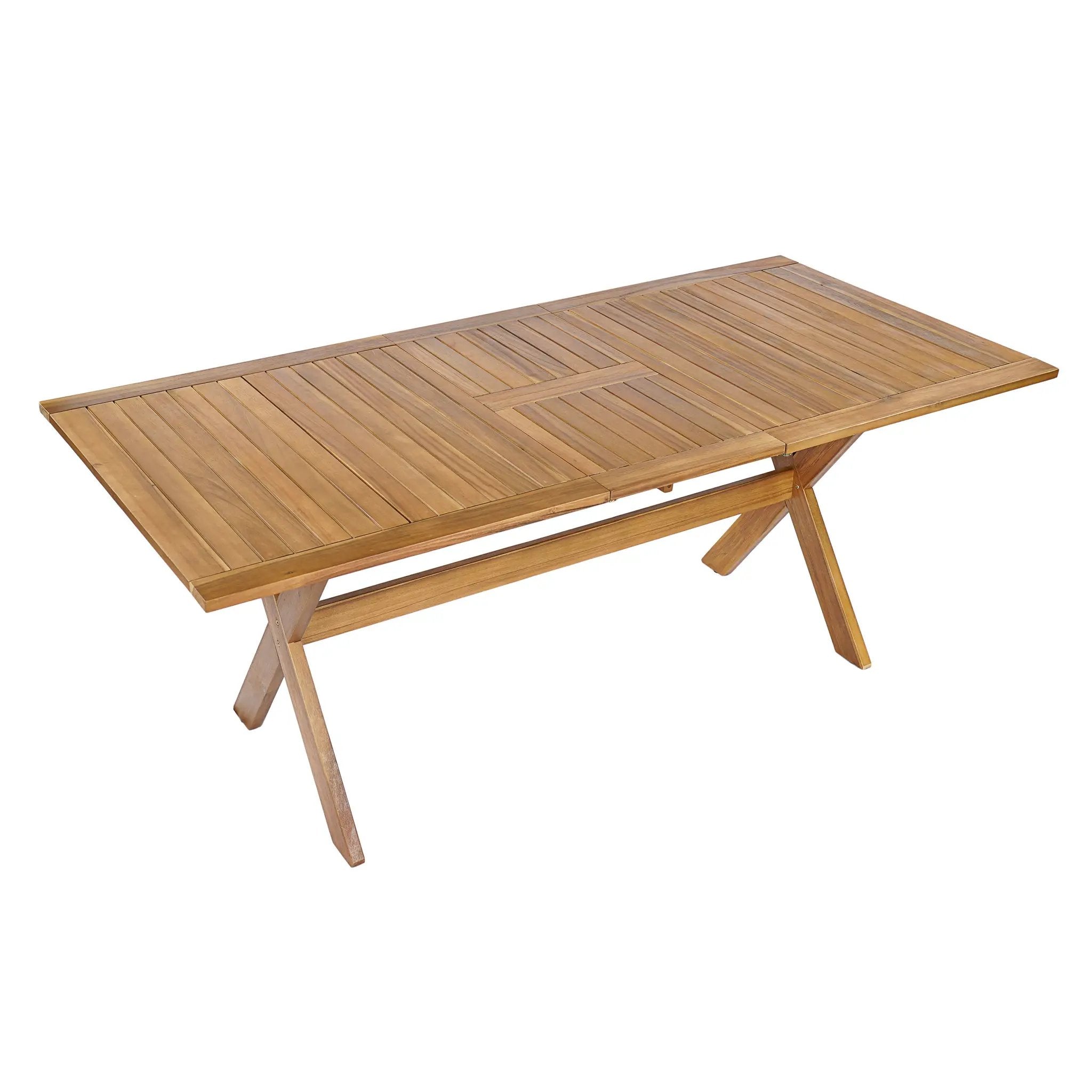 7 Pieces Acacia Wood Outdoor Dining Set by HouseOfZazla