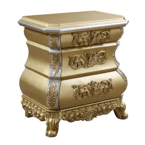 Seville - Nightstand - Gold by Unique Piece Furniture