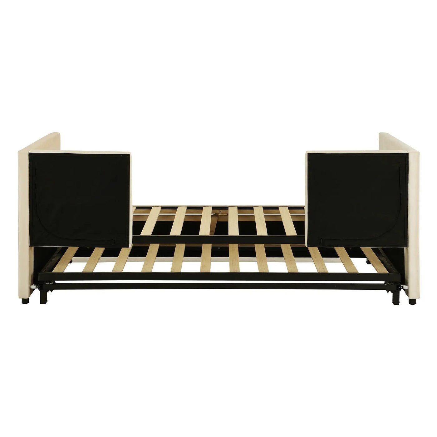 Twin Size Upholstered Daybed With Pop Up Trundle by HouseOfZazla