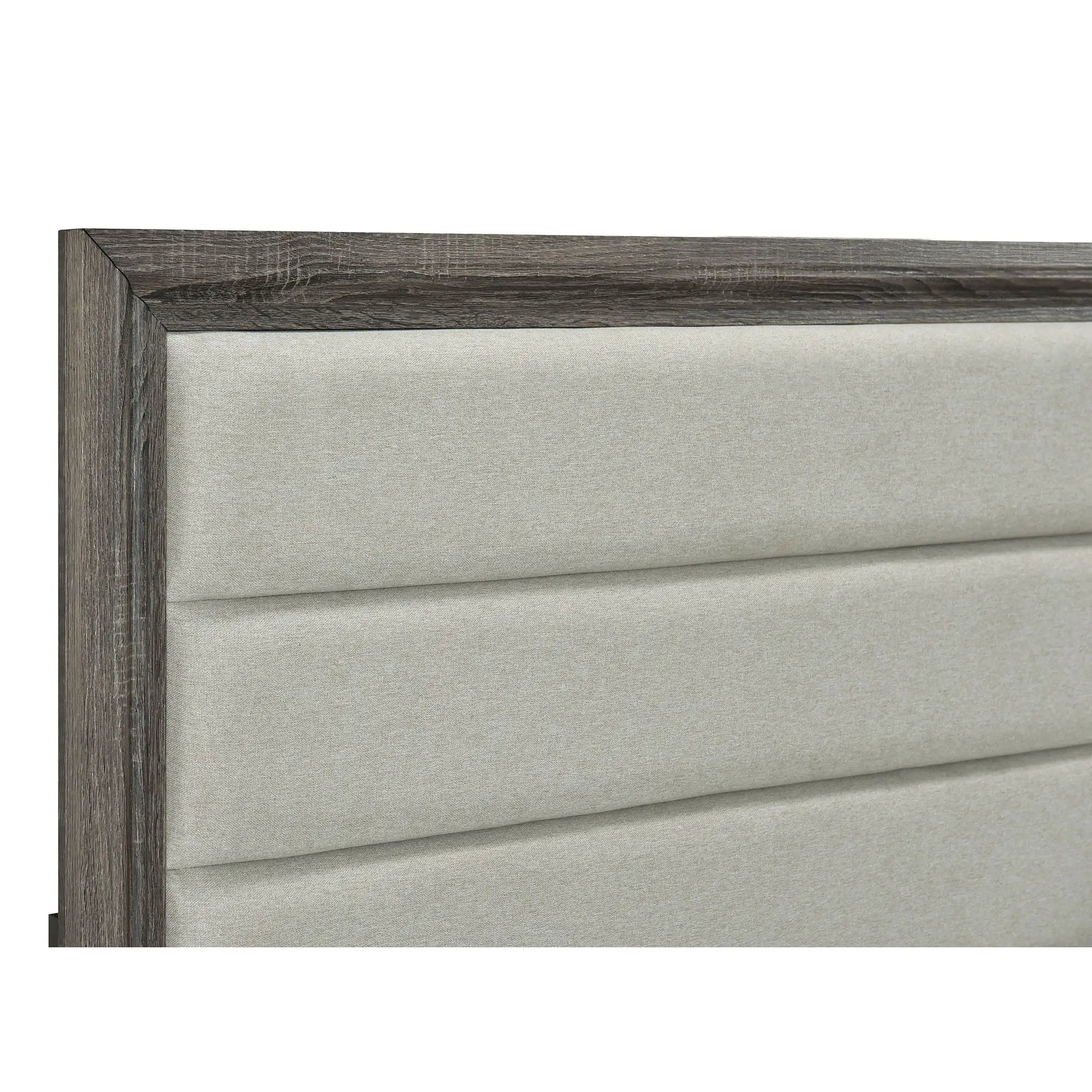 Funston - Queen Bed With Headboard - Brown Oak