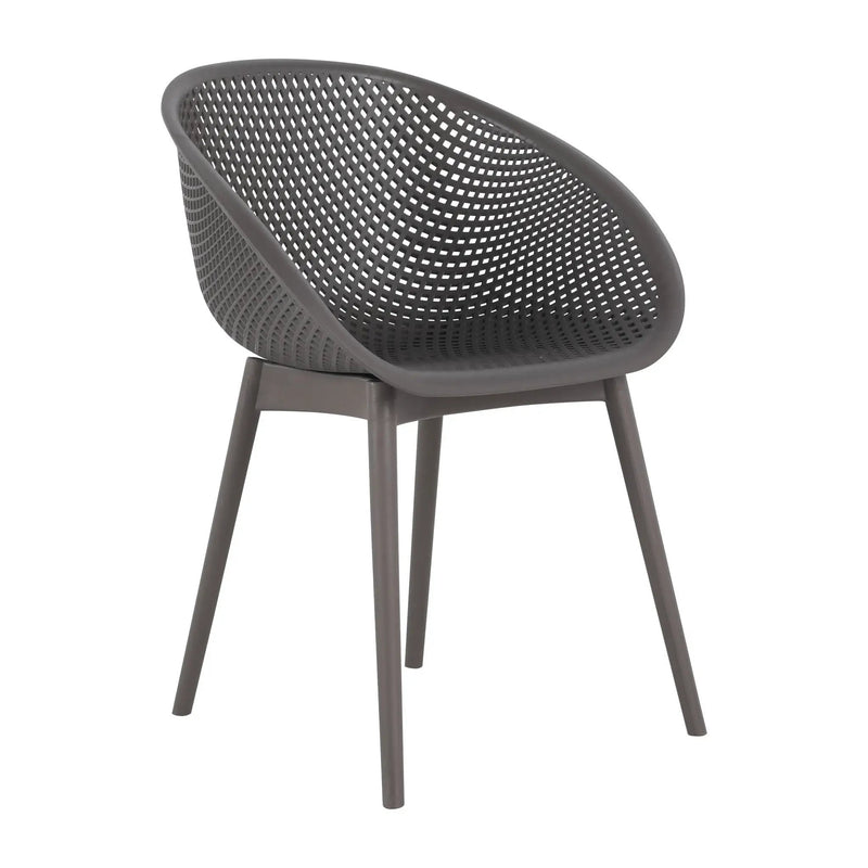 2 Piece Durable Single Chair With Hollow Out Design by HouseOfZazla