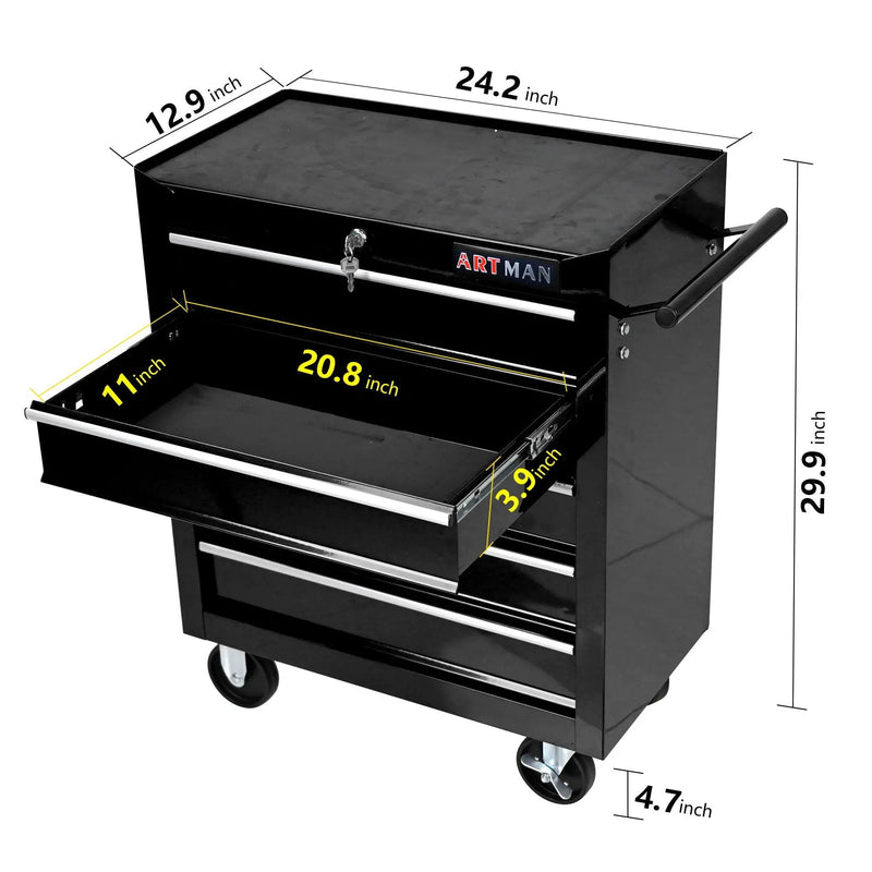 Multifunctional Tool Cart With Wheels And Drawers by HouseOfZazla