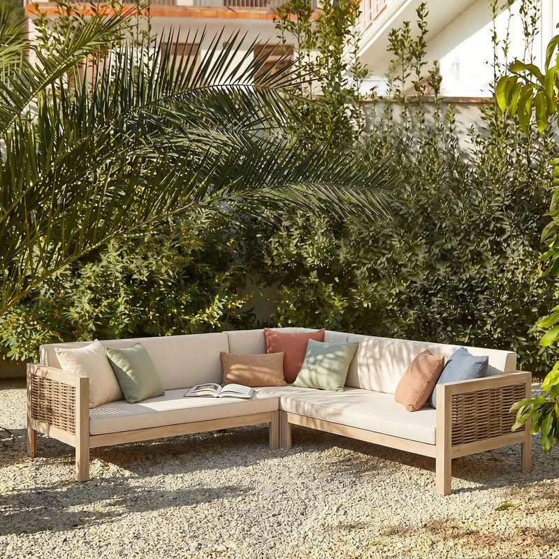 Emir Acacia 5 Seater Sofa Conversational Sets by HouseOfZazla