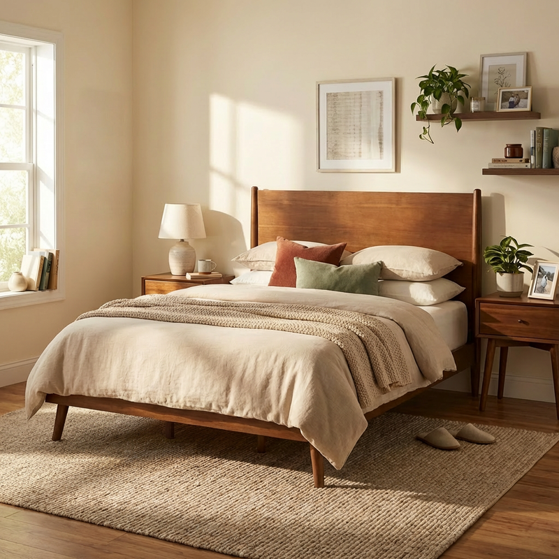 Cohron Solid Wood Platform Bed (Queen) by HouseOfZazla
