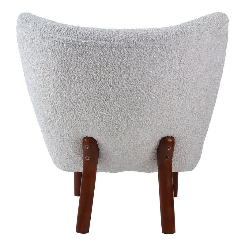 Zusud - Accent Chair - White Teddy Sherpa by Unique Piece Furniture