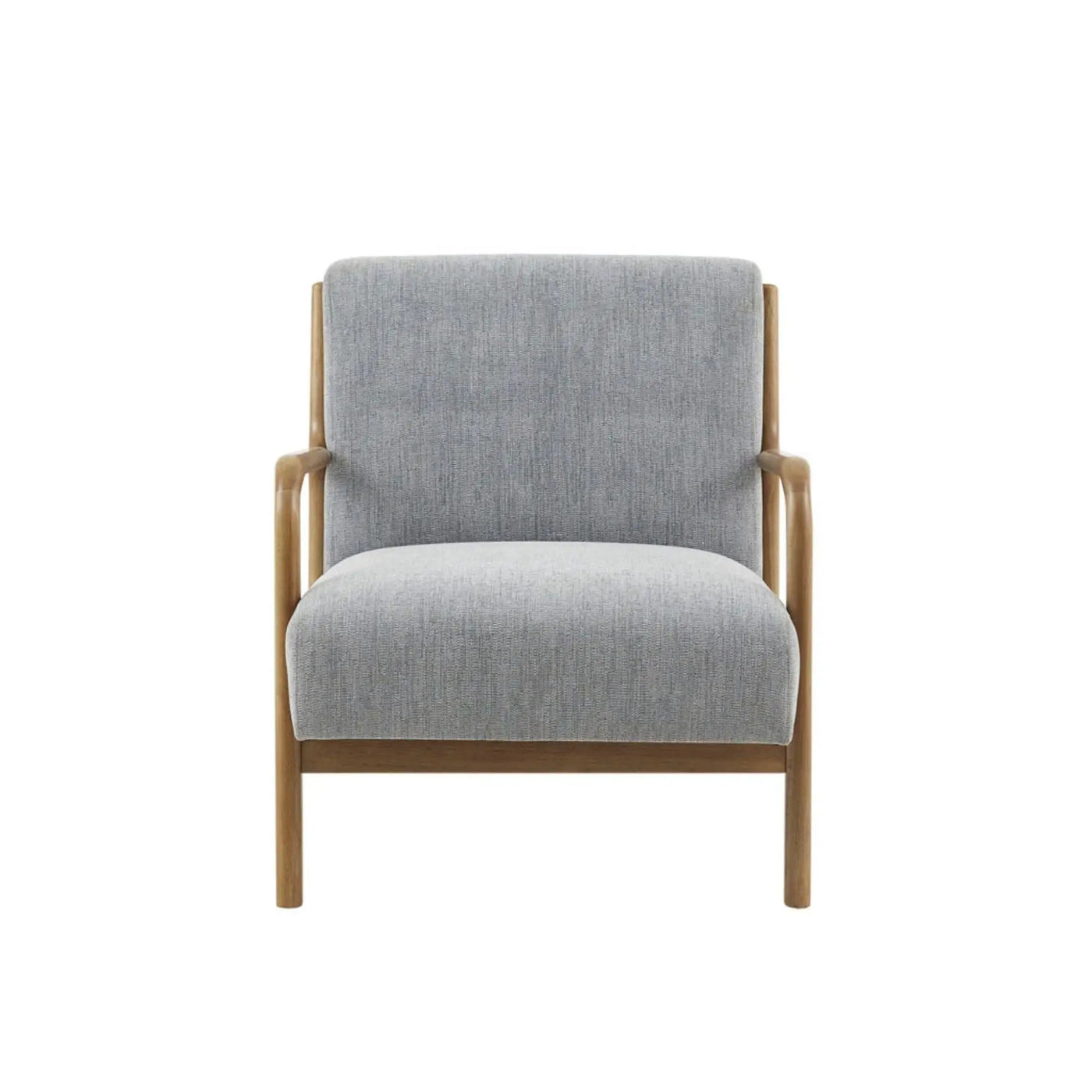 Mid-Century Style Lounge Chair With Upholstered Seat by HouseOfZazla