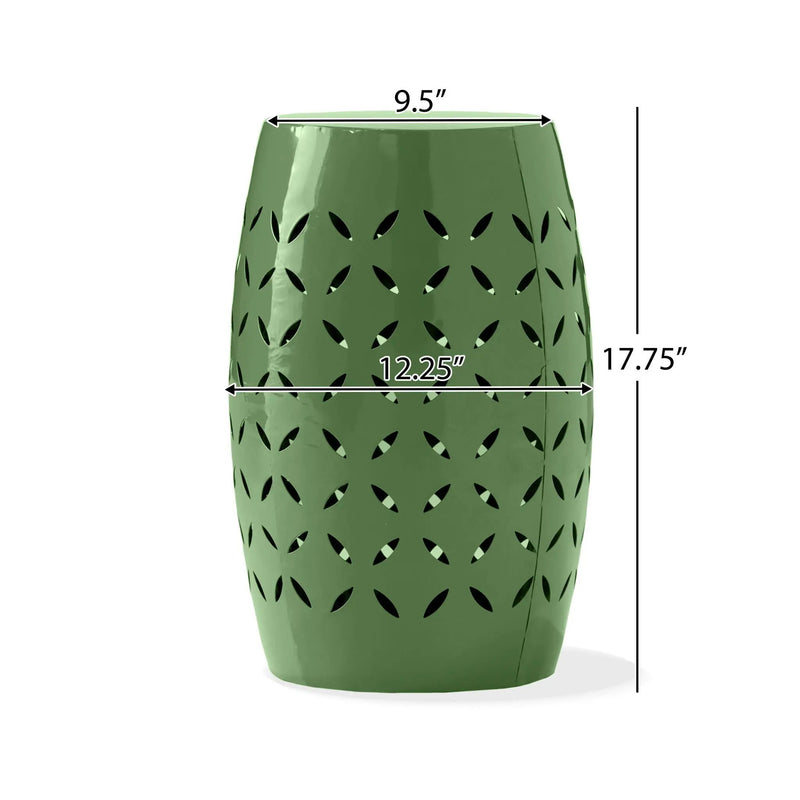 Outdoor Side Table With Barrel Shape by HouseOfZazla