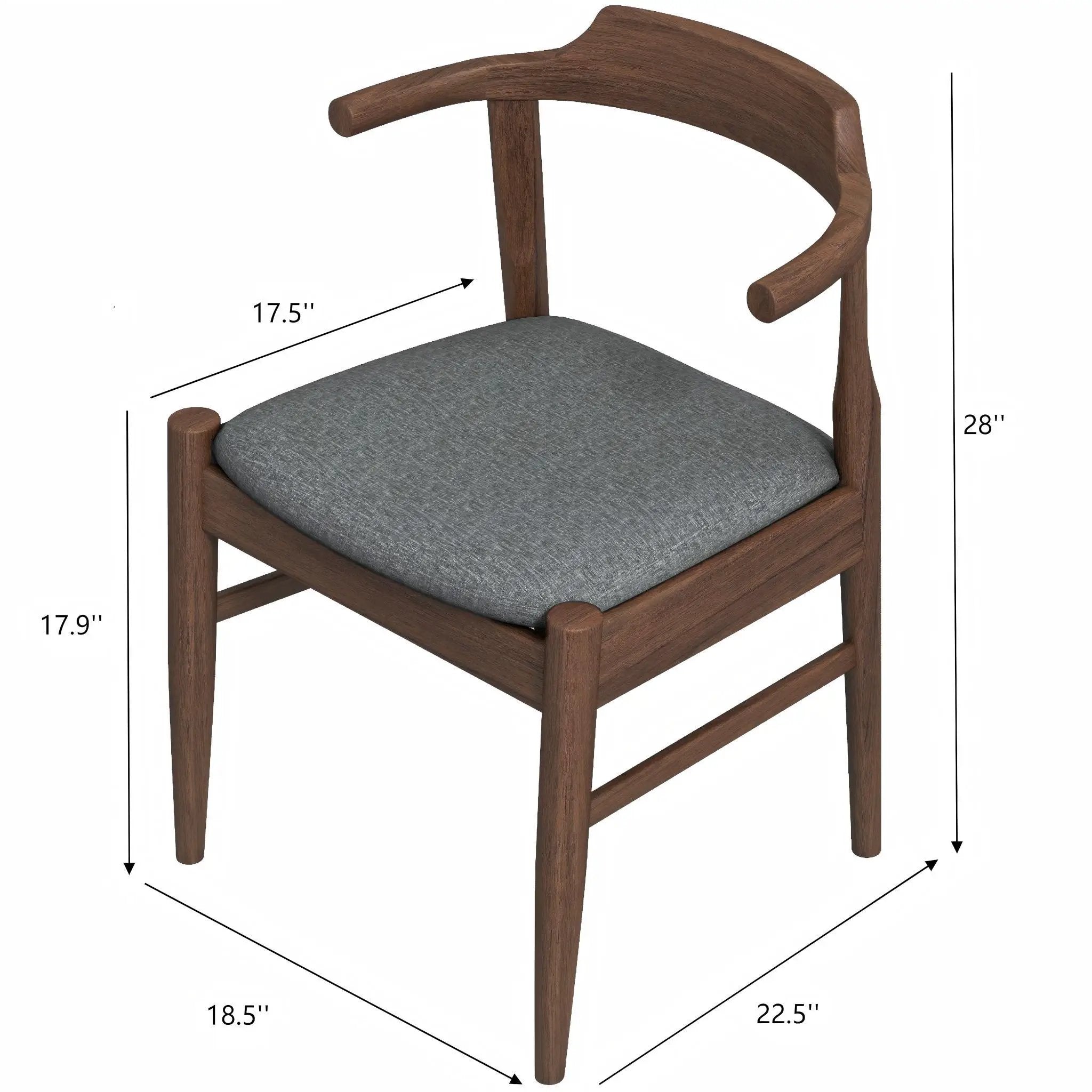 Daisy - Mid-Century Modern Dining Chair (Set of 2) by Unique Piece Furniture