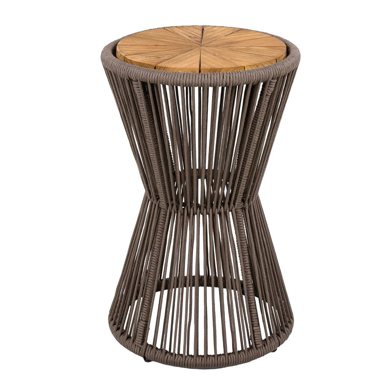 Outdoor Side Table, Dark by HouseOfZazla