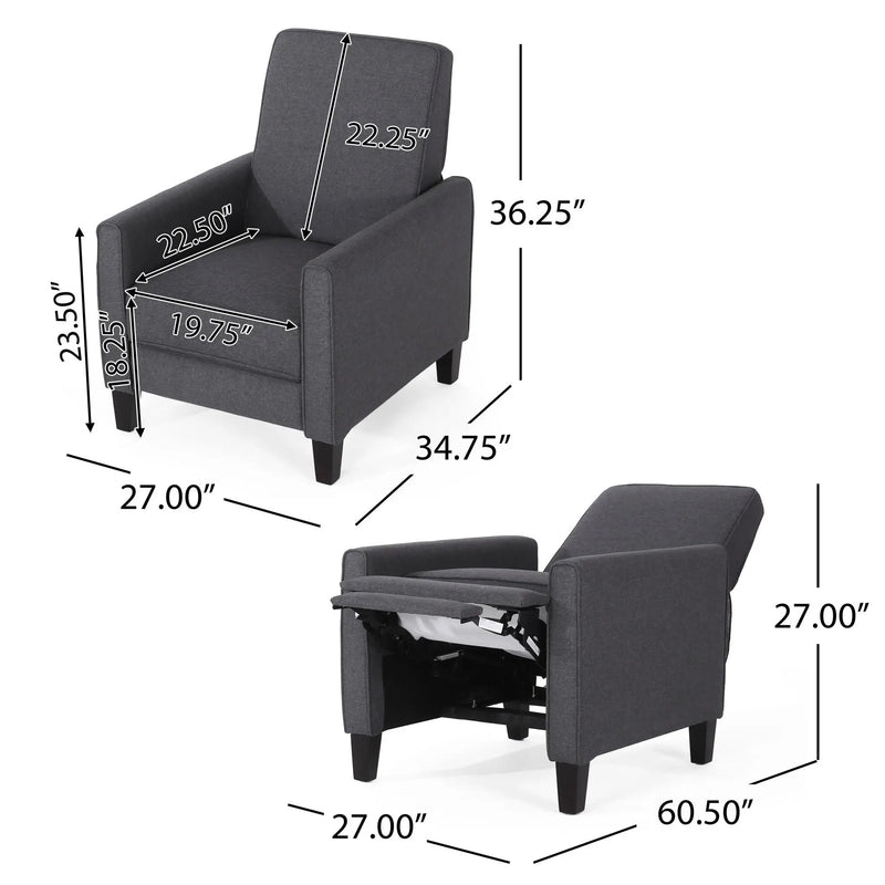 Elegant Push Back Chair For Home by Unique Piece Furniture