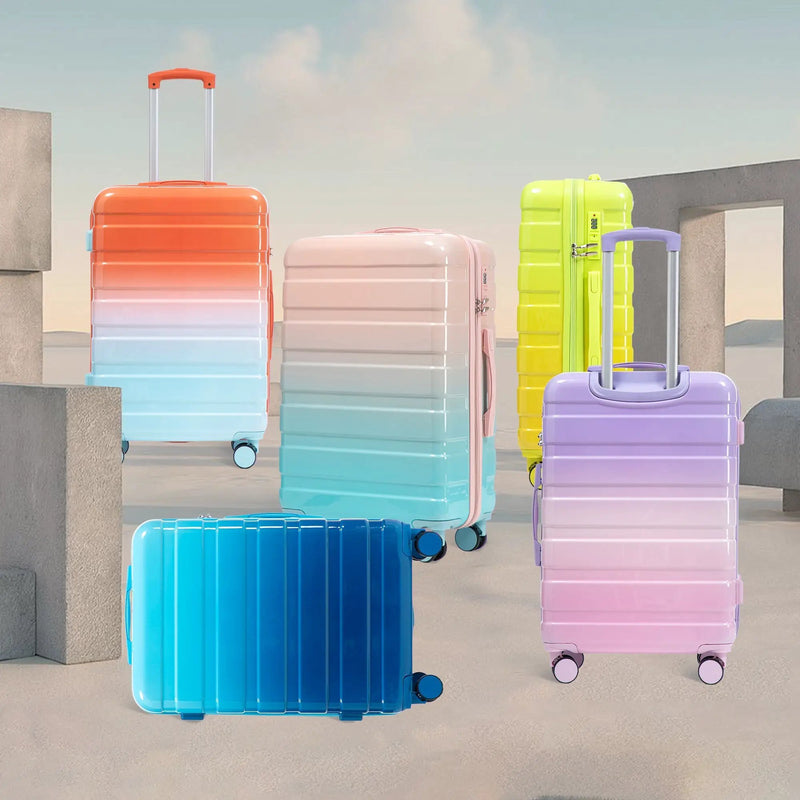 20'/24'/28' 3-Piece PC Spinner Wheel Luggage Set by HouseOfZazla