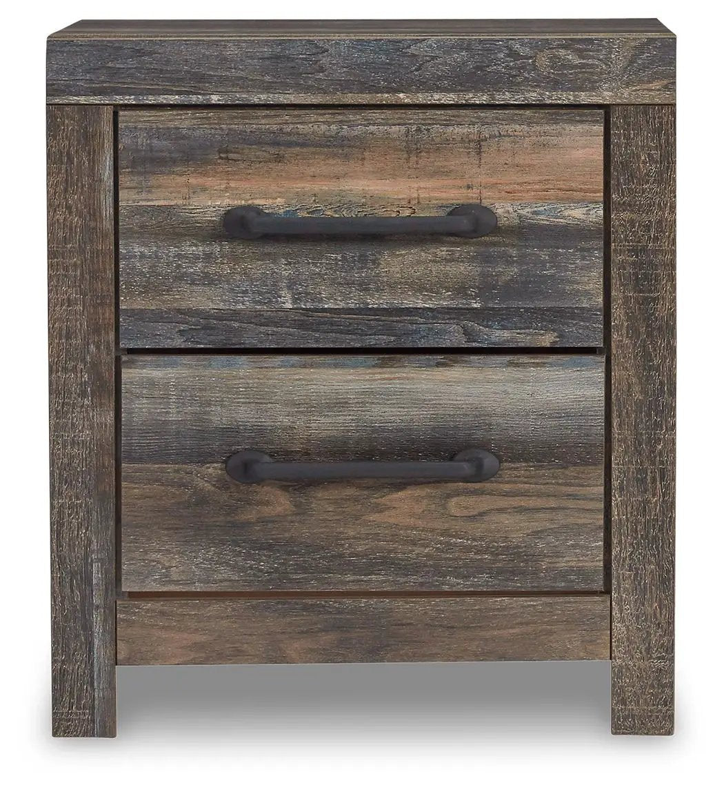Drystan - Two Drawer Night Stand - Brown / Beige by Unique Piece Furniture