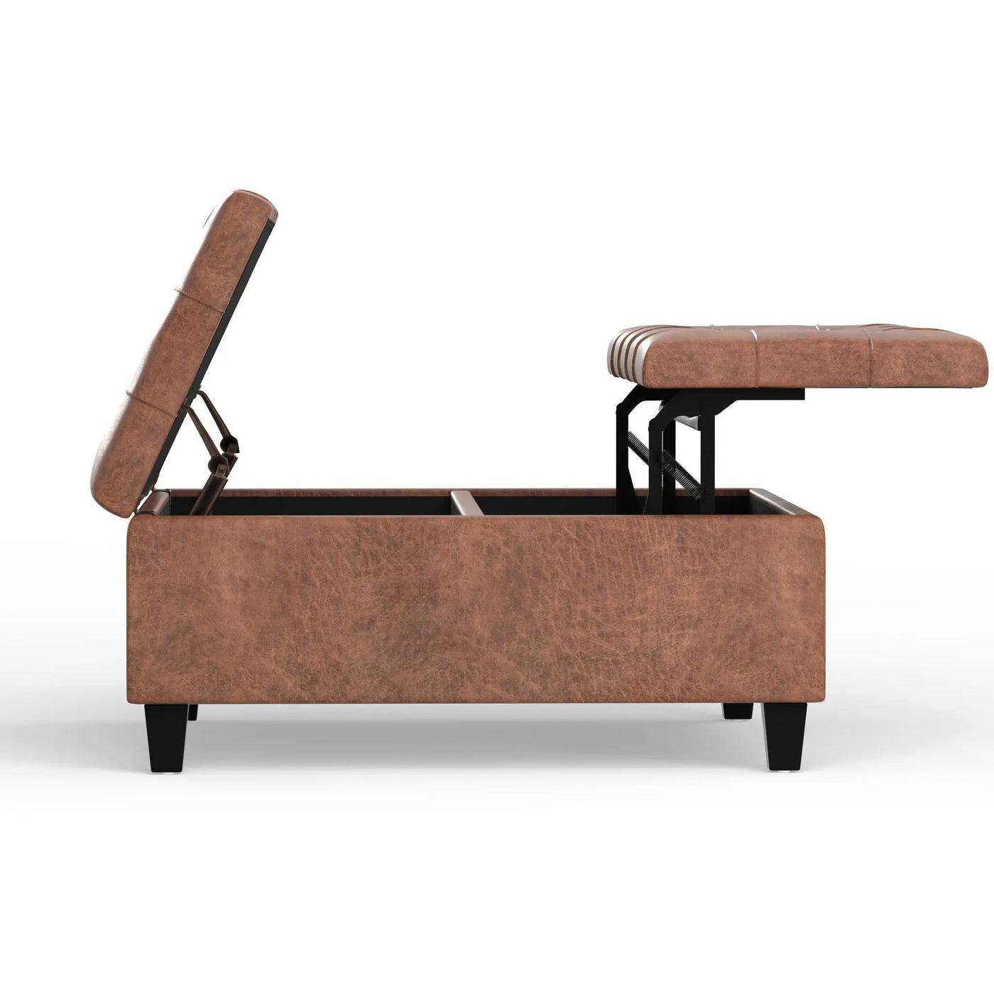 Harrison - Upholstered Coffee Table Storage Ottoman by Unique Piece Furniture