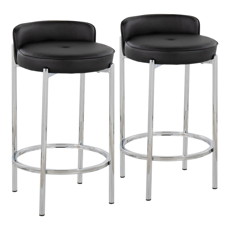 Chloe - Contemporary Counter Stool (Set of 2) by HouseOfZazla