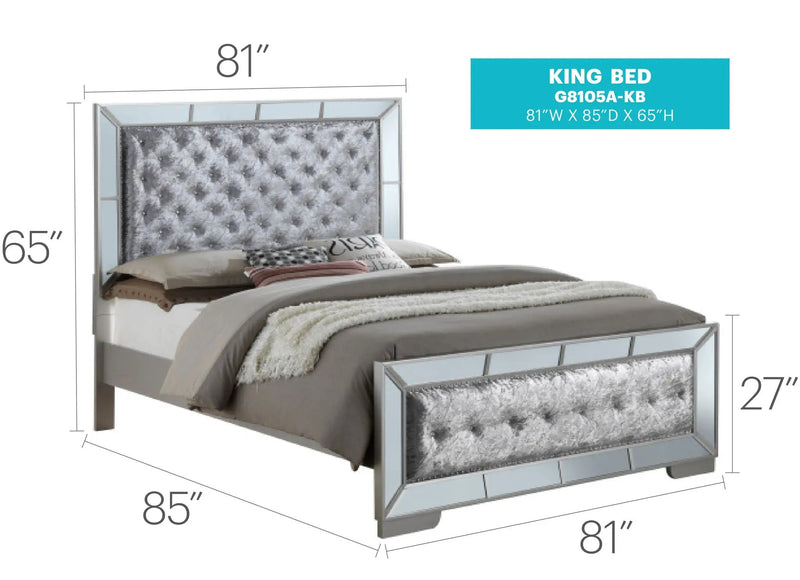 Stylish Contemporary Bed With Minimalist Design by Unique Piece Furniture