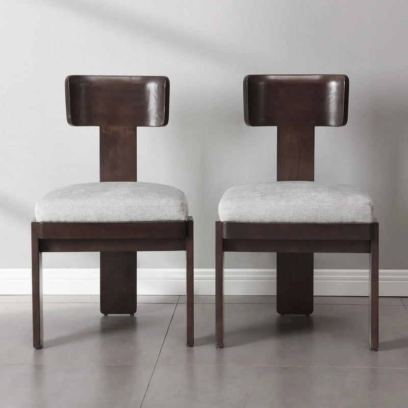 Upholstered Dining Fabric Side Chairs (Set of 2) by HouseOfZazla