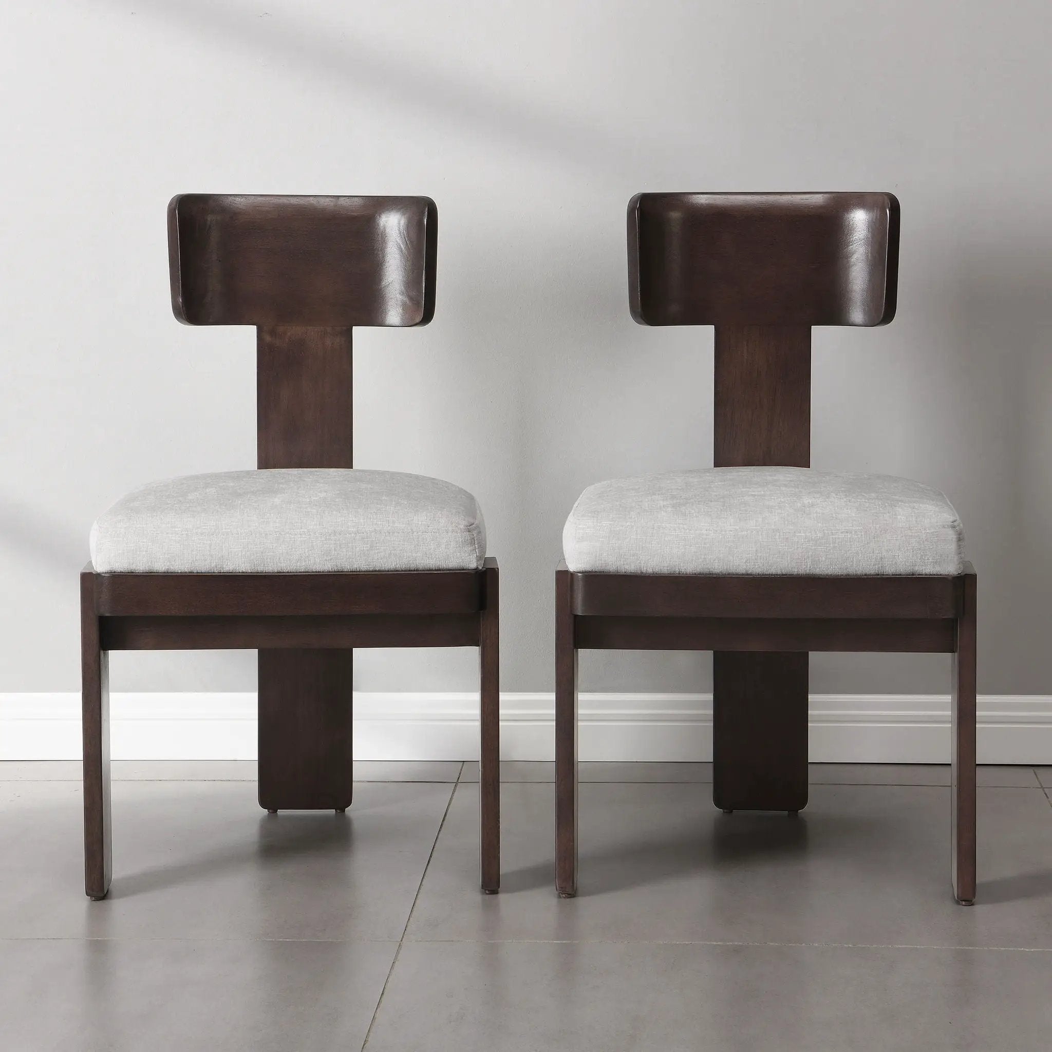 Upholstered Dining Fabric Side Chairs (Set of 2) by HouseOfZazla