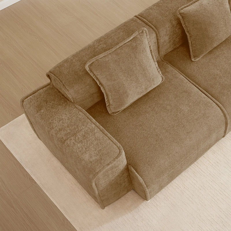 Streamlined Design Modular 3 Seat U Shape Sectional Boneless Sofa by HouseOfZazla