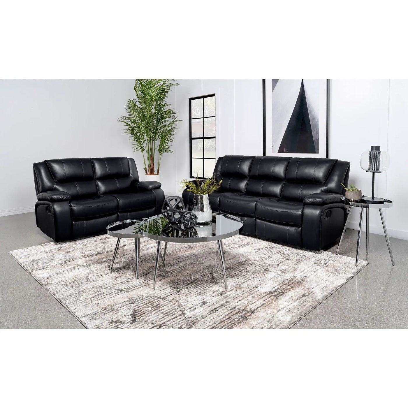 Elodie - Reclining Sofa Set With Manual Recline by HouseOfZazla