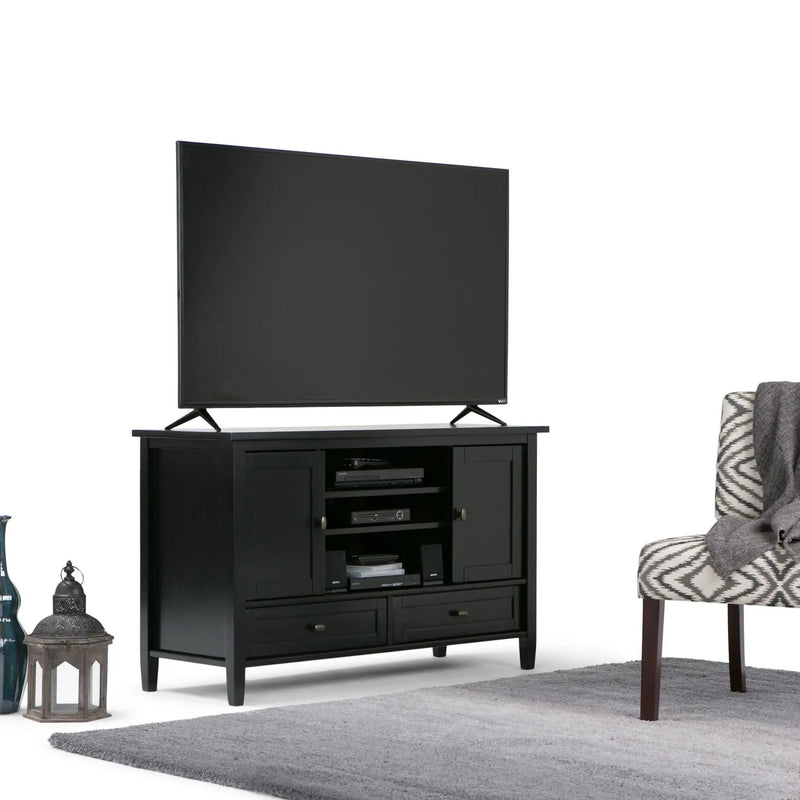 Warm Shaker - TV Media Stand Handcrafted by Unique Piece Furniture