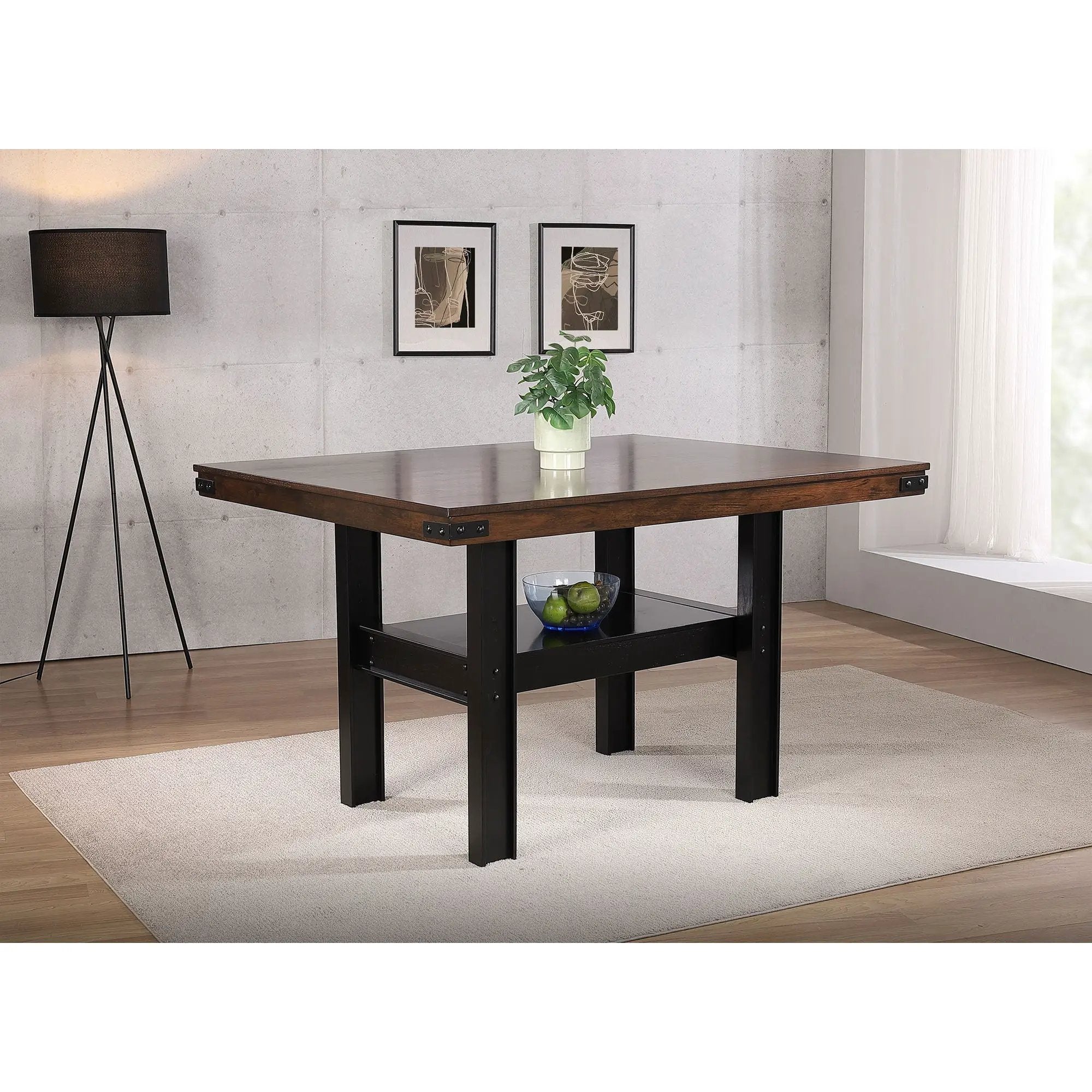 Walden - Counter Height Dining Table - Oak by HouseOfZazla