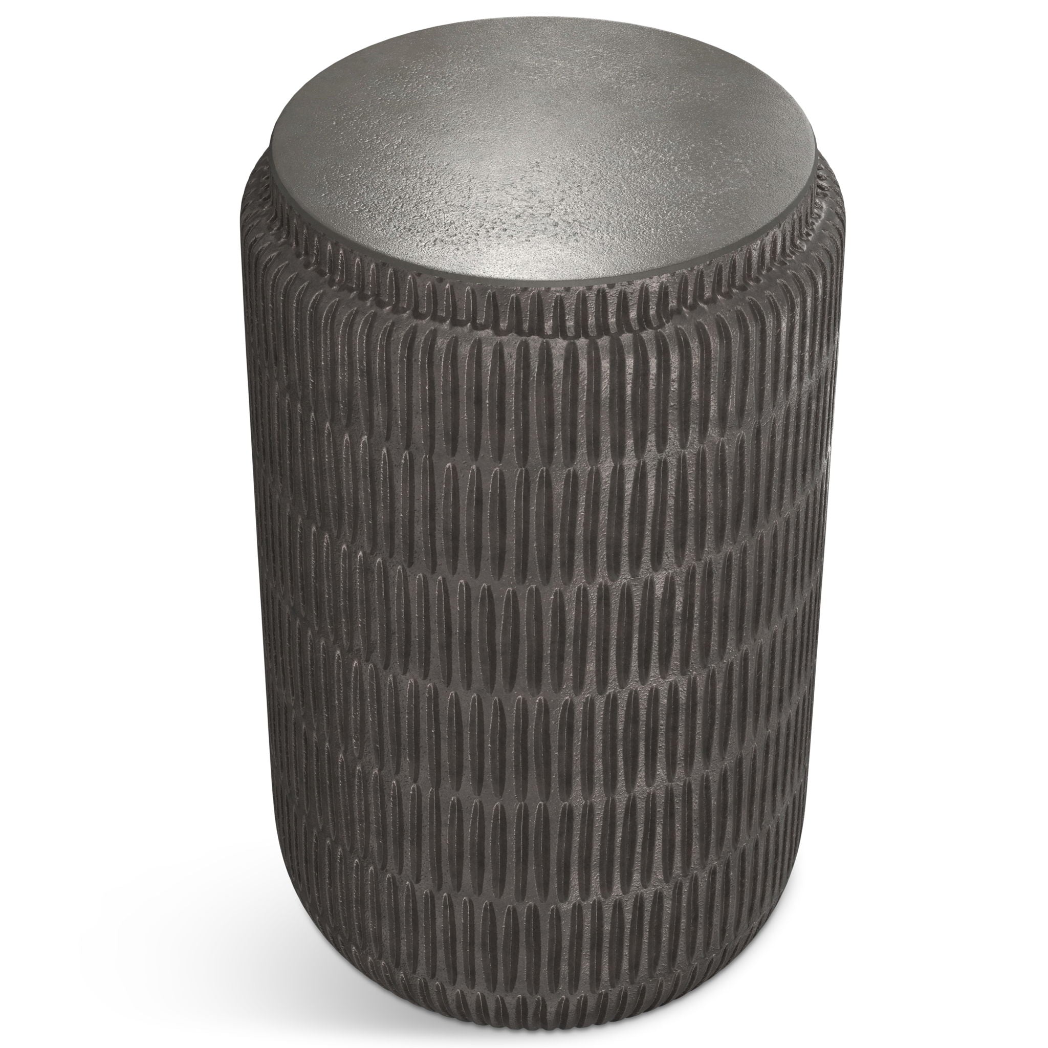 Juno - Cast Aluminum Side Table - Black by HouseOfZazla