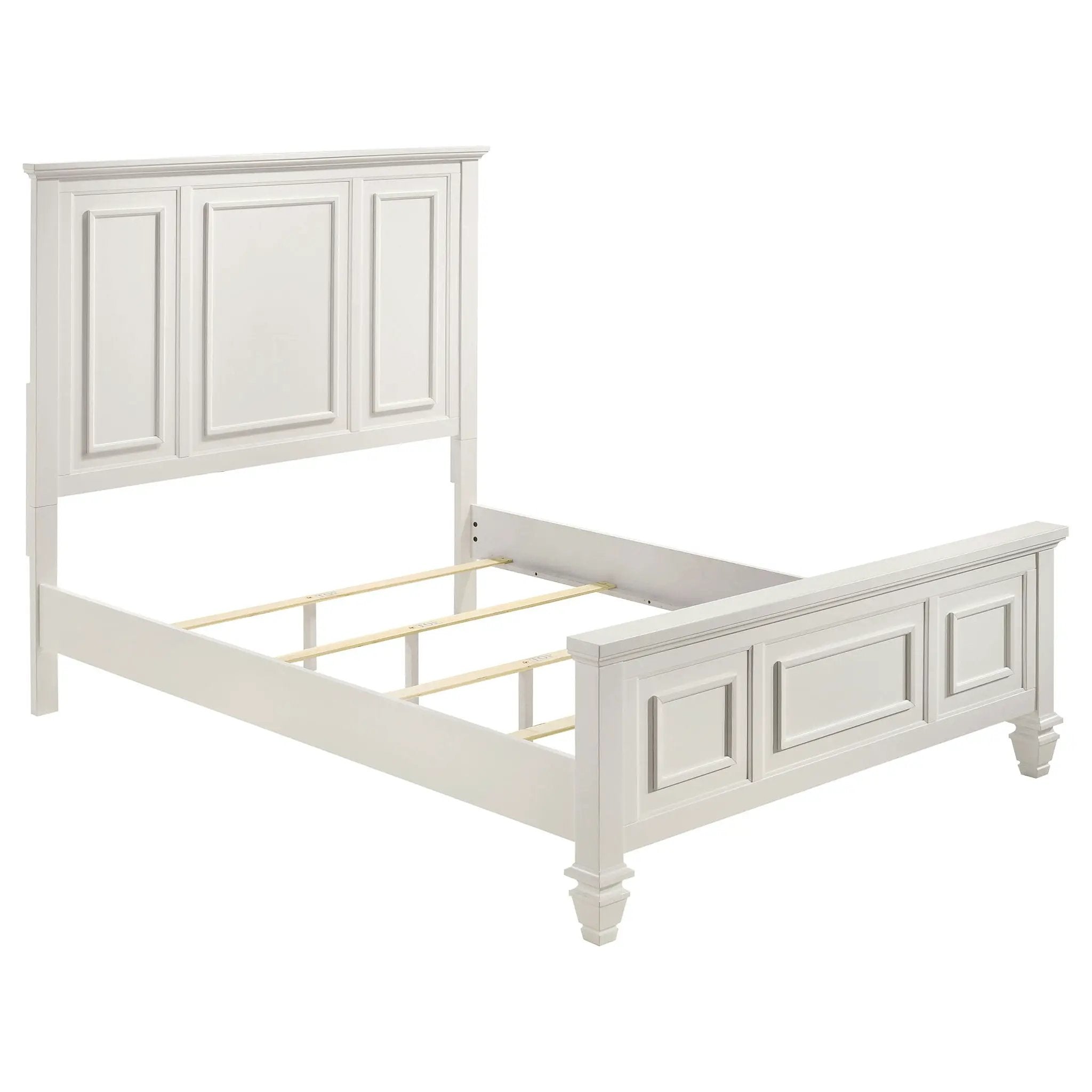 Sandy Beach 5-piece Queen Bedroom Set Cream White by Unique Piece Furniture