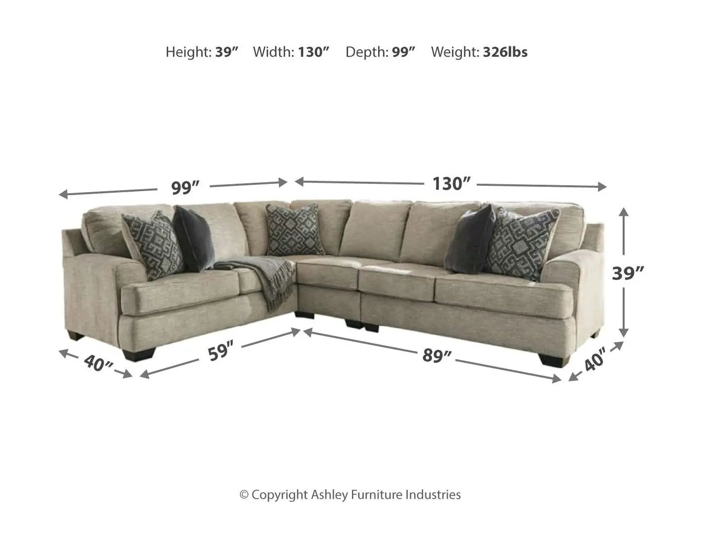 Bovarian - Sectional Set by Unique Piece Furniture