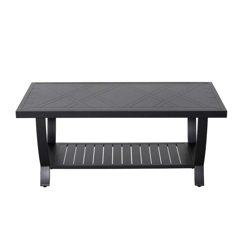 Jarvis 2-Piece Aluminum Sofa Set with Coffee Table by Outdoor-USA®