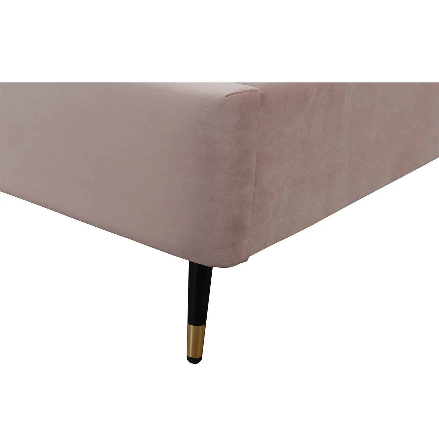 Crosby - Bed With Upholstered Headboard And Slats by HouseOfZazla
