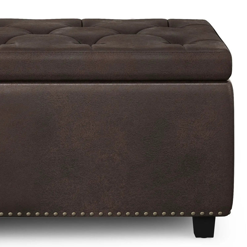 Hamilton - Upholstered Storage Ottoman by HouseOfZazla