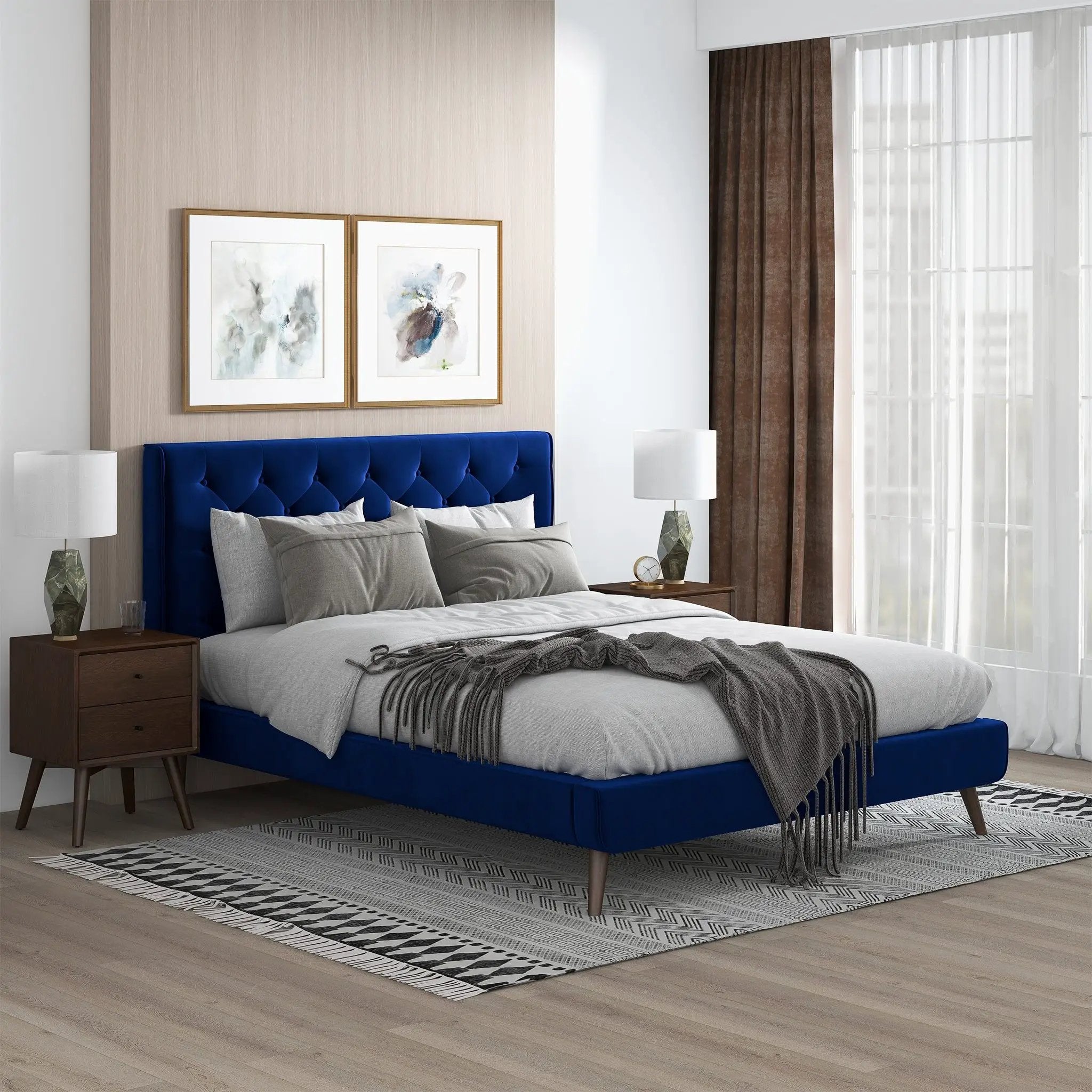 Dillon - Mid-Century Platform Bed by Unique Piece Furniture
