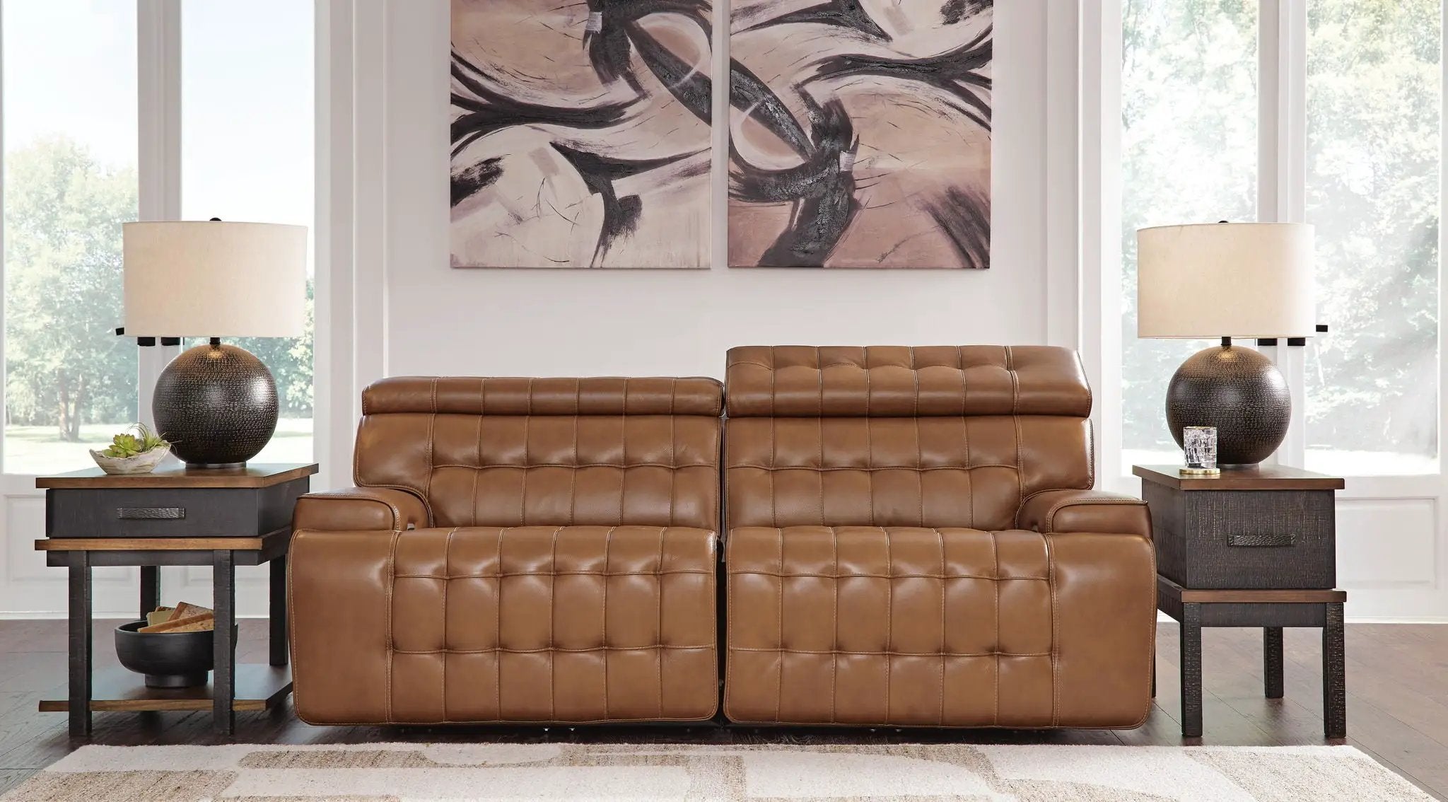 Temmpton - Power Reclining Sectional by Unique Piece Furniture