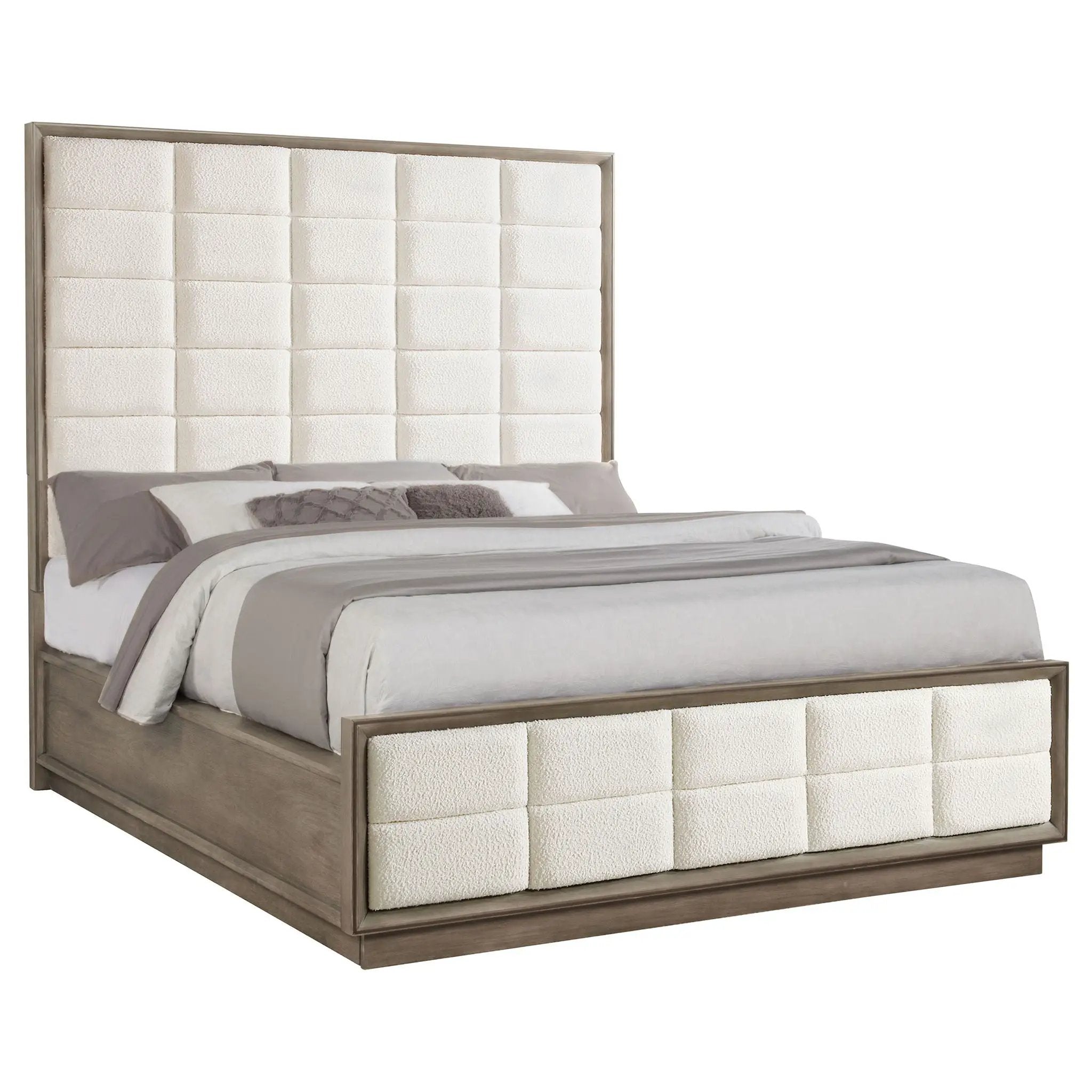 Durango 80-inch California King Panel Bed Taupe Oak by Unique Piece Furniture