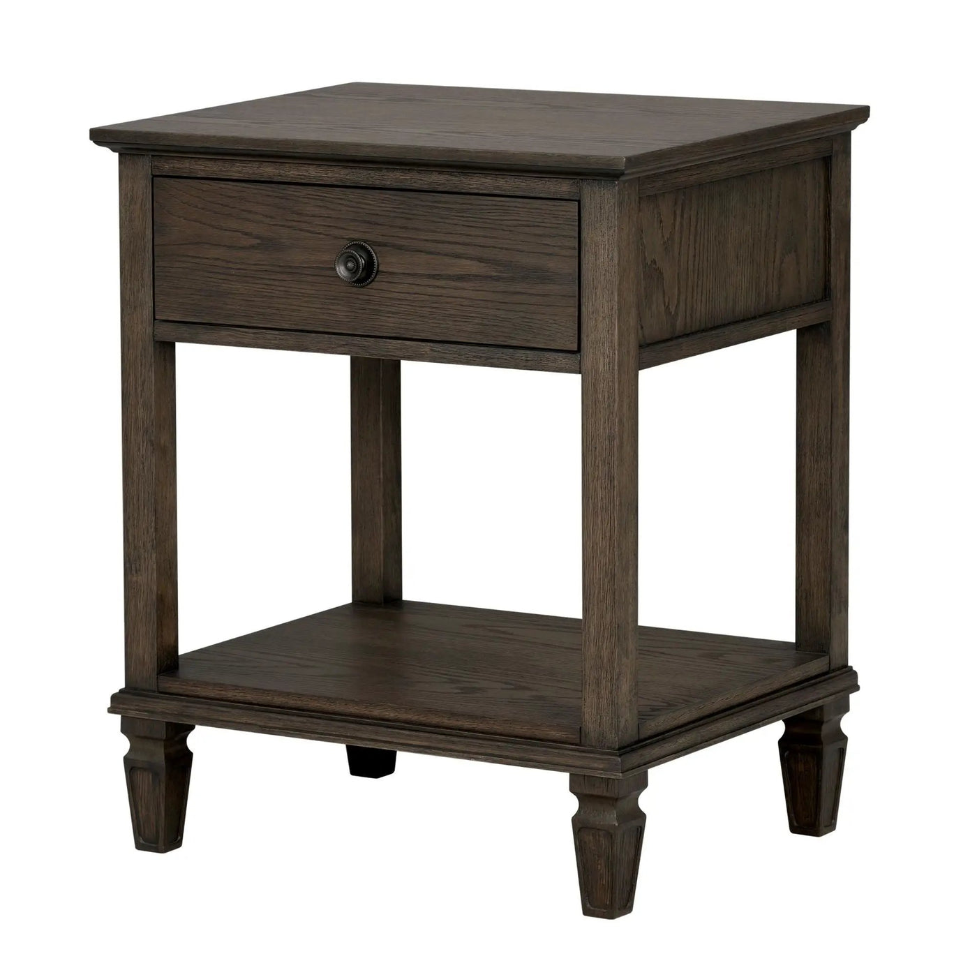 Victoria - Bedside Table With Drawer And Shelf by HouseOfZazla