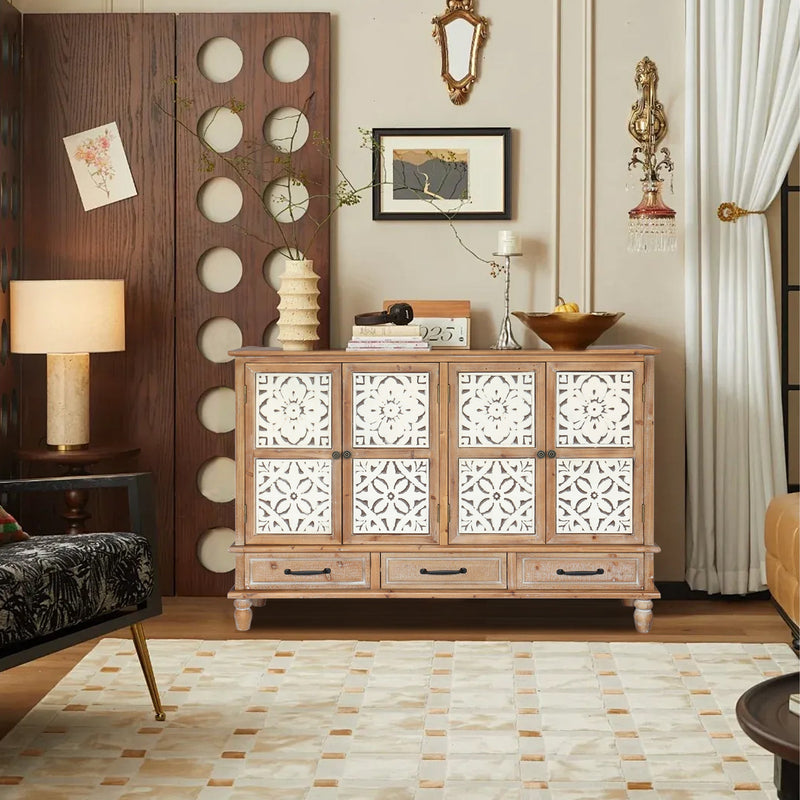 59.06" Chic Sideboard Buffet Cabinet, photo 8 of 10